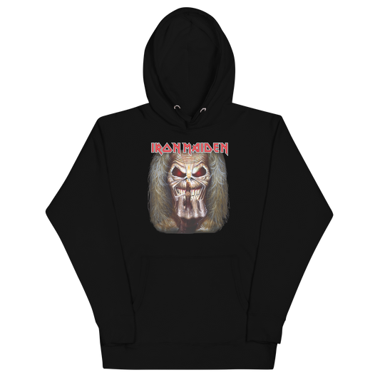 MERCHMOMENT Iron Maiden Candle Finger Classic Hoodie [Apparel] - Rock Band Apparel