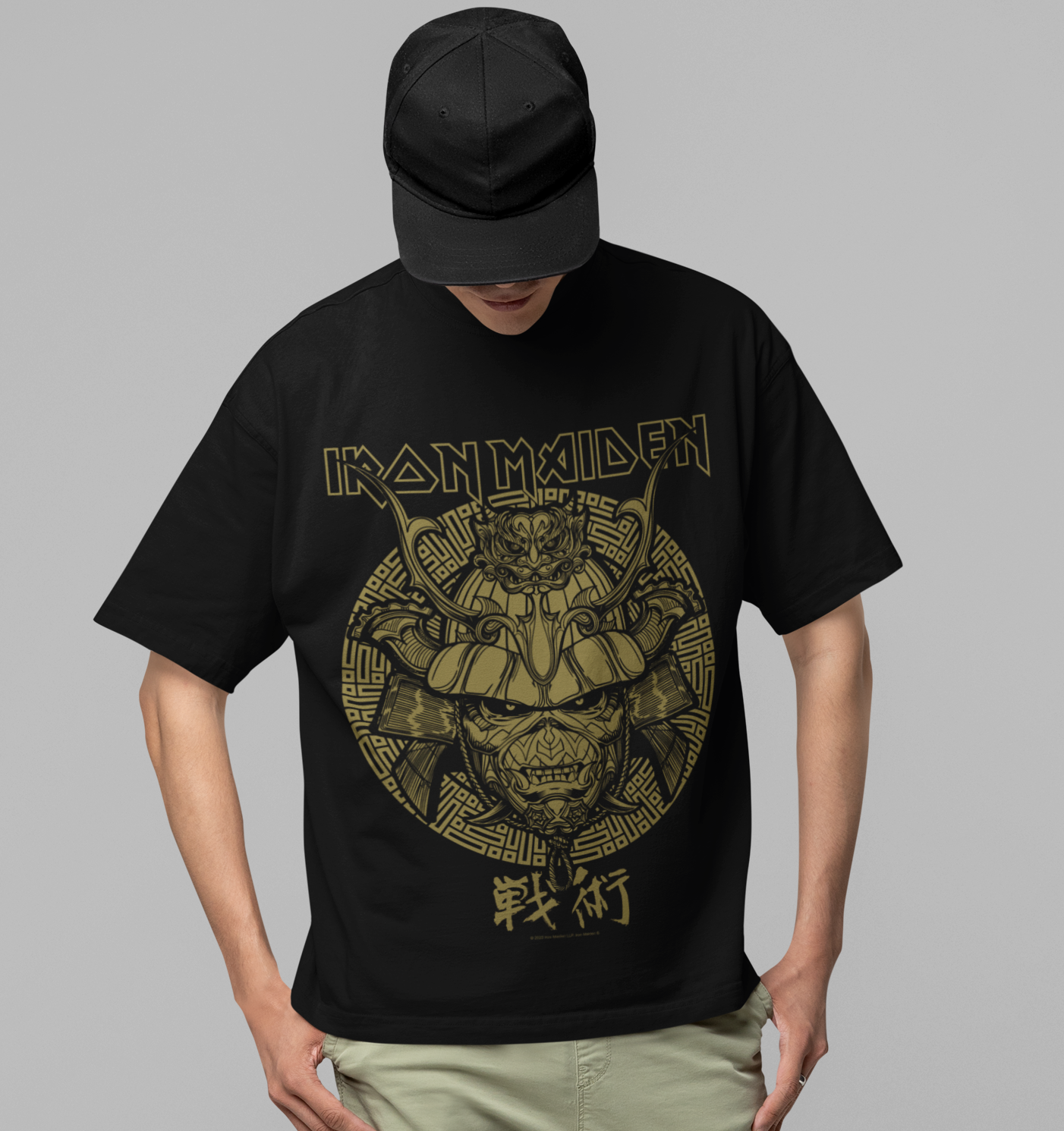 MERCHMOMENT Iron Maiden Senjutsu Jumbo Print T-shirt [Apparel] - Rock Band Apparel