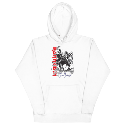 MERCHMOMENT Iron Maiden Trooper Classic Hoodie [Apparel] - Rock Band Apparel