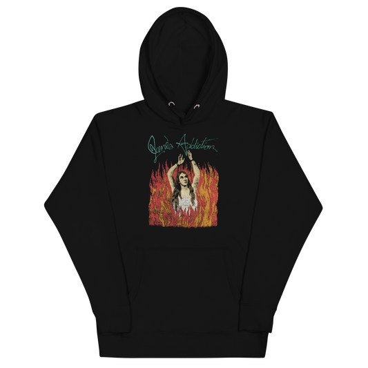 MERCHMOMENT Jane's Addiction Flames Classic Hoodie [Apparel] - Rock Band Apparel