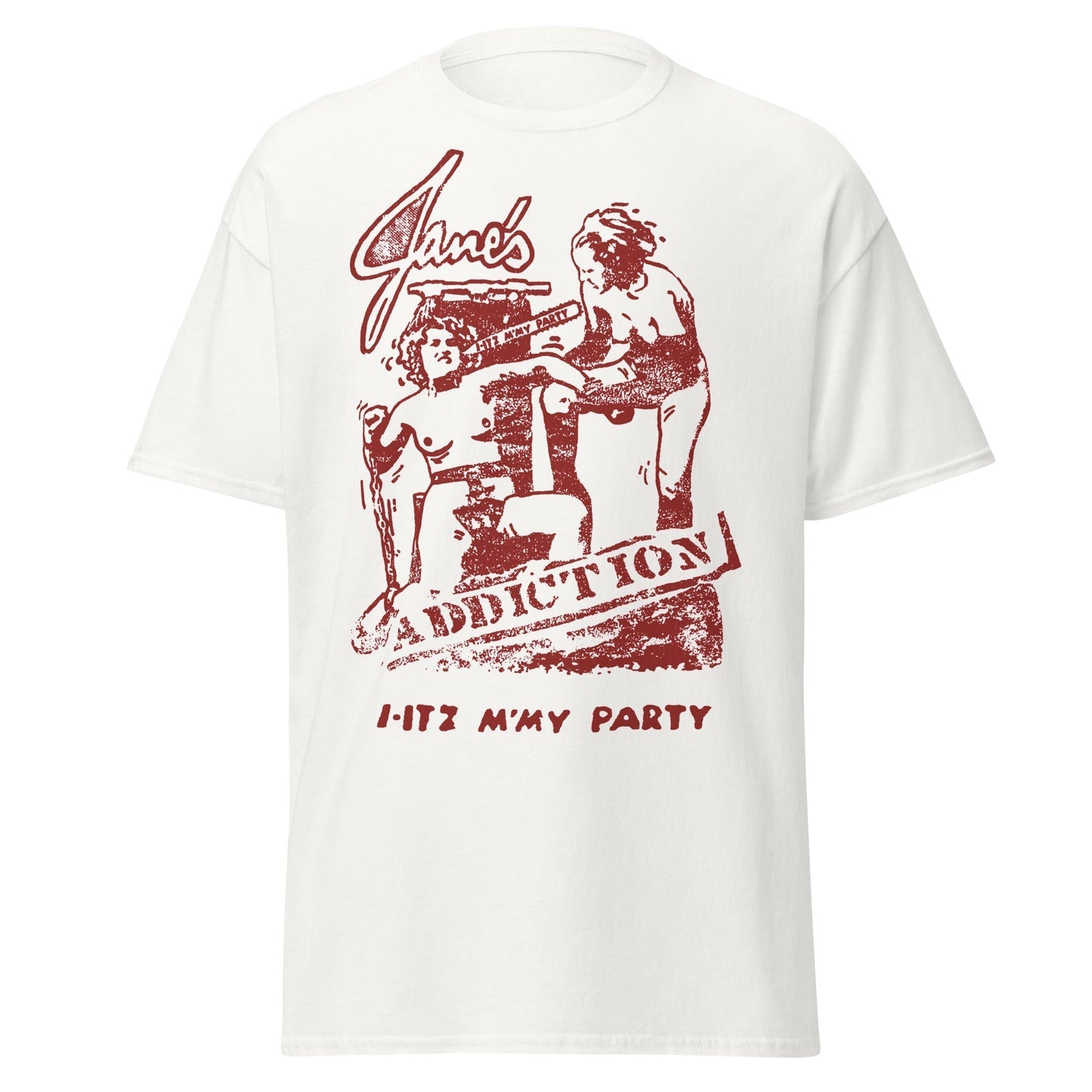 Stakes Jane's Addiction - Still My Party Jumbo Print T-Shirt [Apparel] White