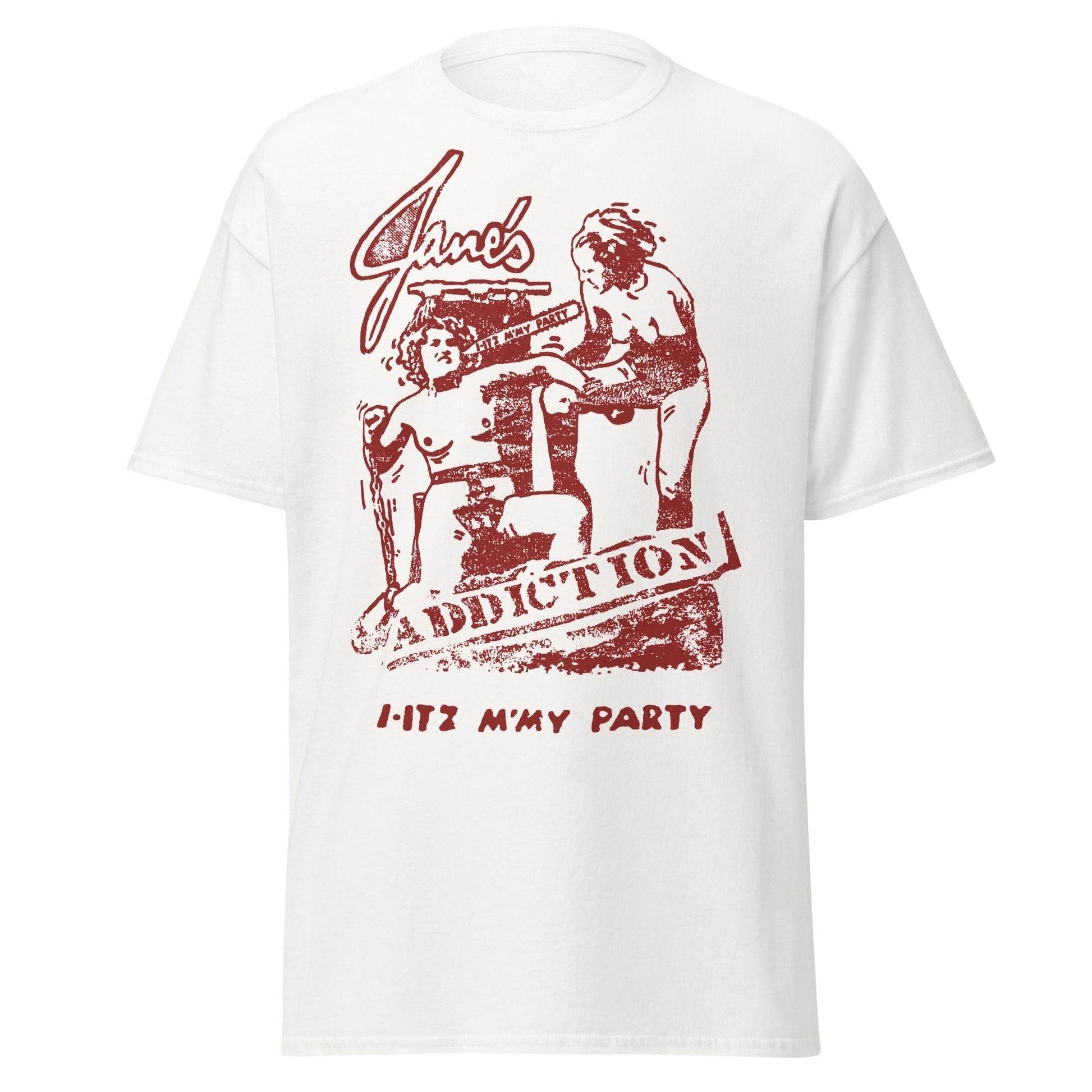 Stakes Jane's Addiction - Still My Party Jumbo Print T-Shirt [Apparel] White