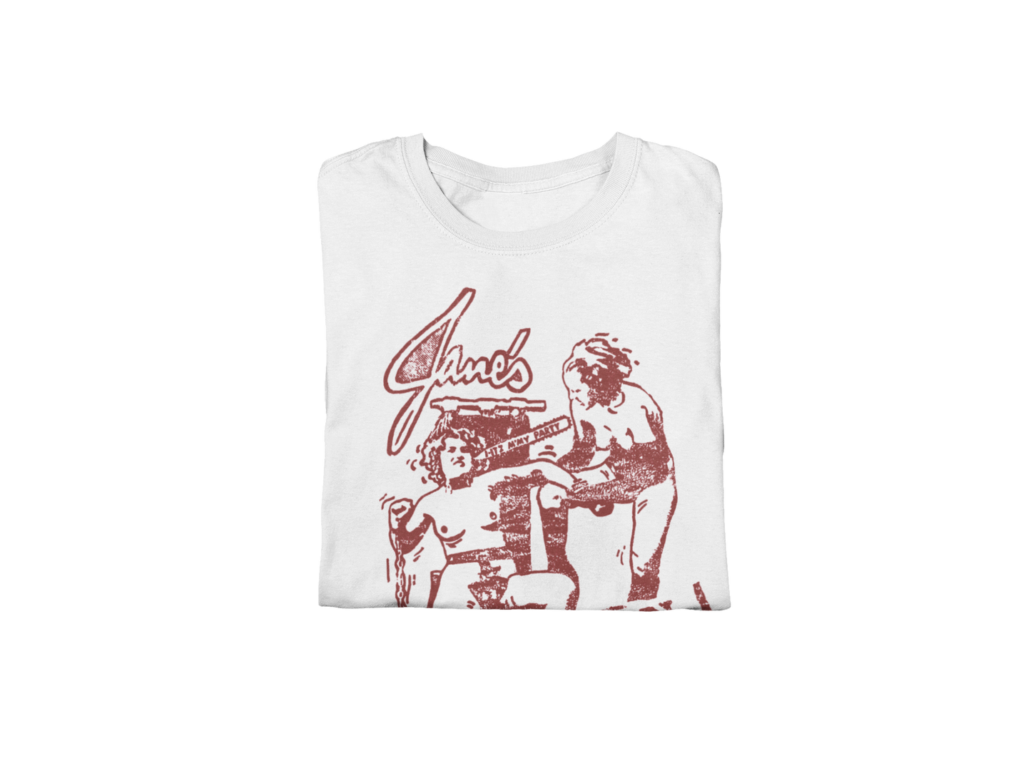 Stakes Jane's Addiction - Still My Party Jumbo Print T-Shirt [Apparel] White