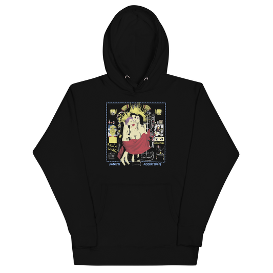 MERCHMOMENT Jane's Addiction Three Ladies Classic Hoodie [Apparel] - Rock Band Apparel