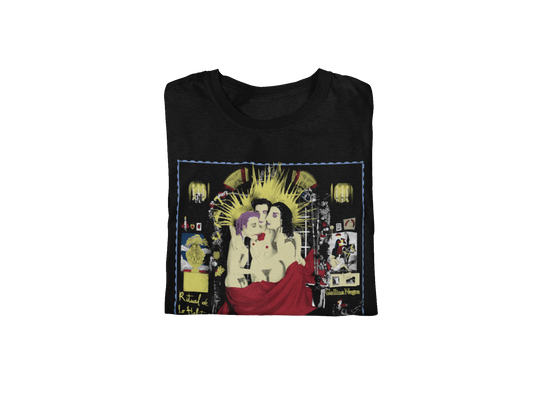 MERCHMOMENT Jane's Addiction - Three Ladies Jumbo Print T-Shirt [Apparel] - Rock Band Apparel