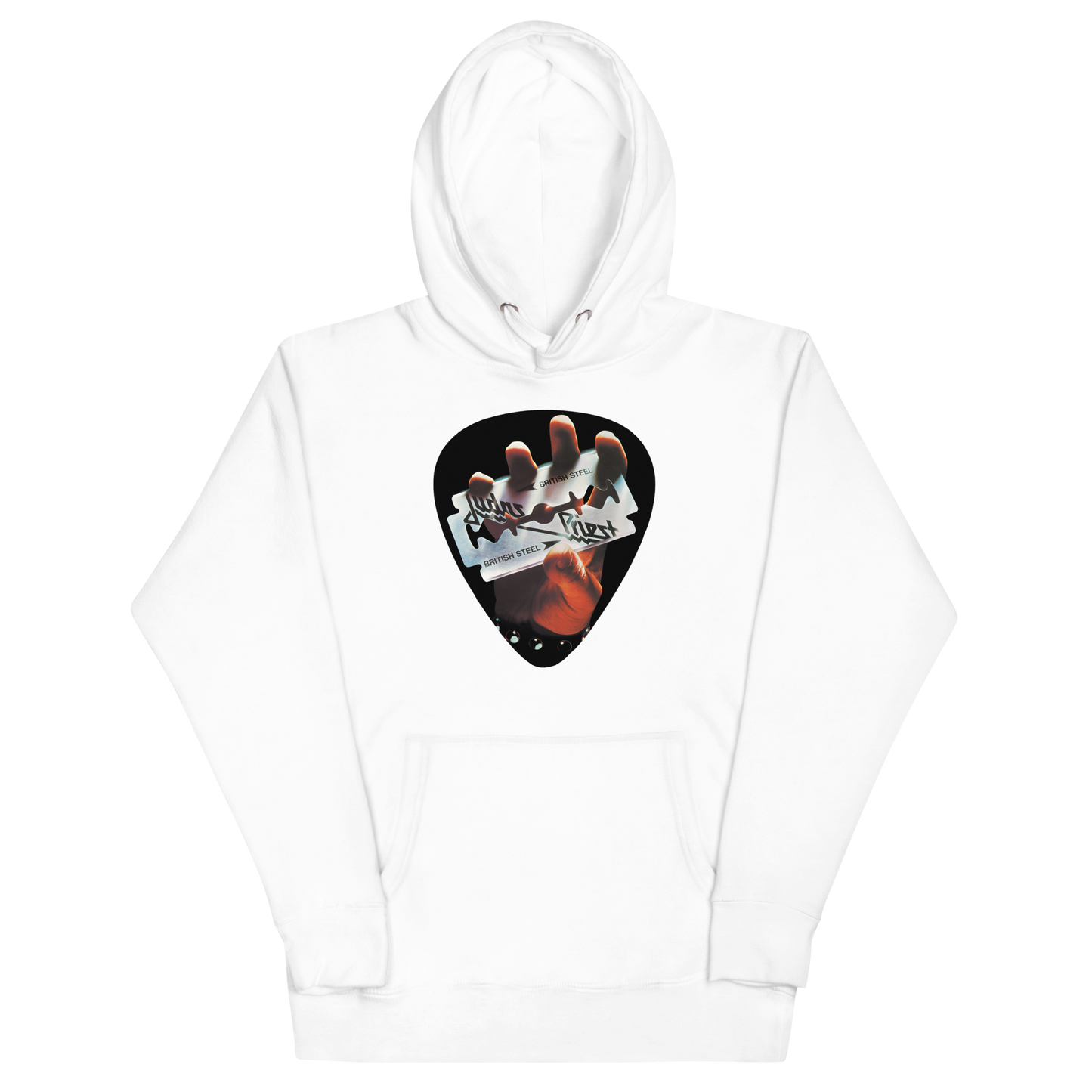 MERCHMOMENT Judas Priest British Steel Classic Hoodie [Apparel] - Rock Band Apparel