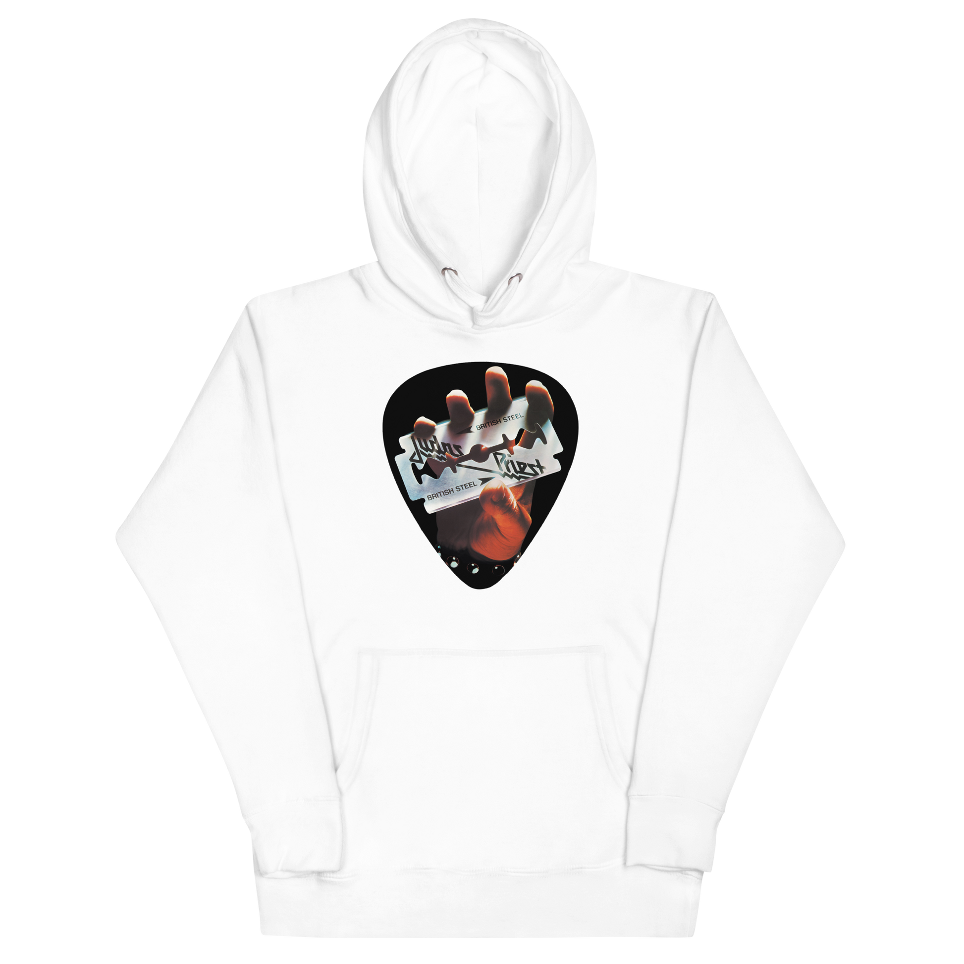 MERCHMOMENT Judas Priest British Steel Classic Hoodie [Apparel] - Rock Band Apparel