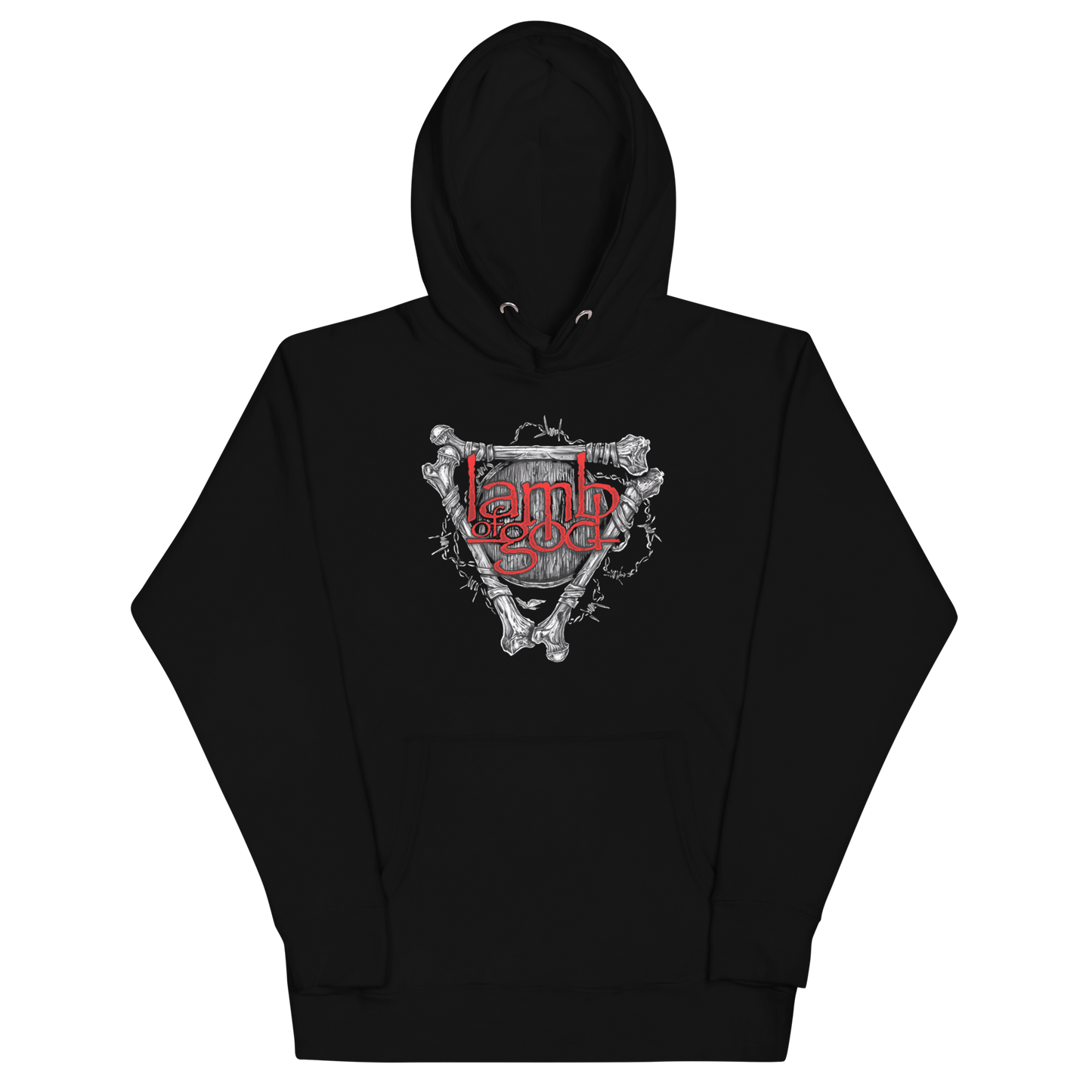 Stakes Lamb of God Bones Classic Hoodie [Apparel] Black