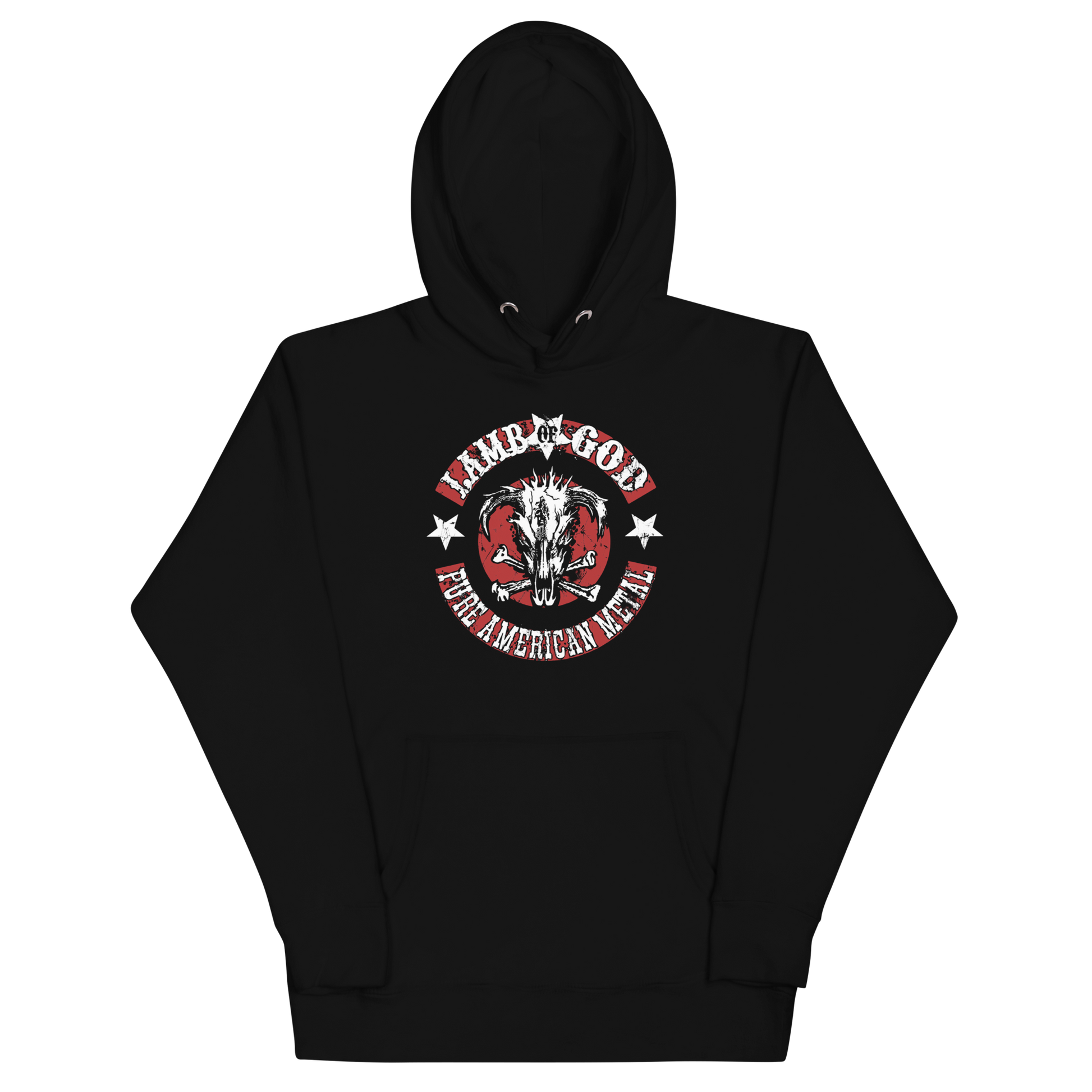 Stakes Lamb of God Pure American Metal Classic Hoodie [Apparel] Black