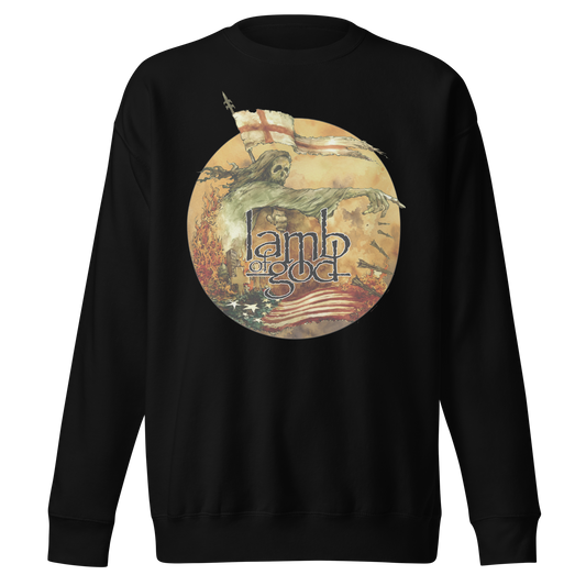 Stakes Lamb of God This Way Sweatshirt [Apparel] Black