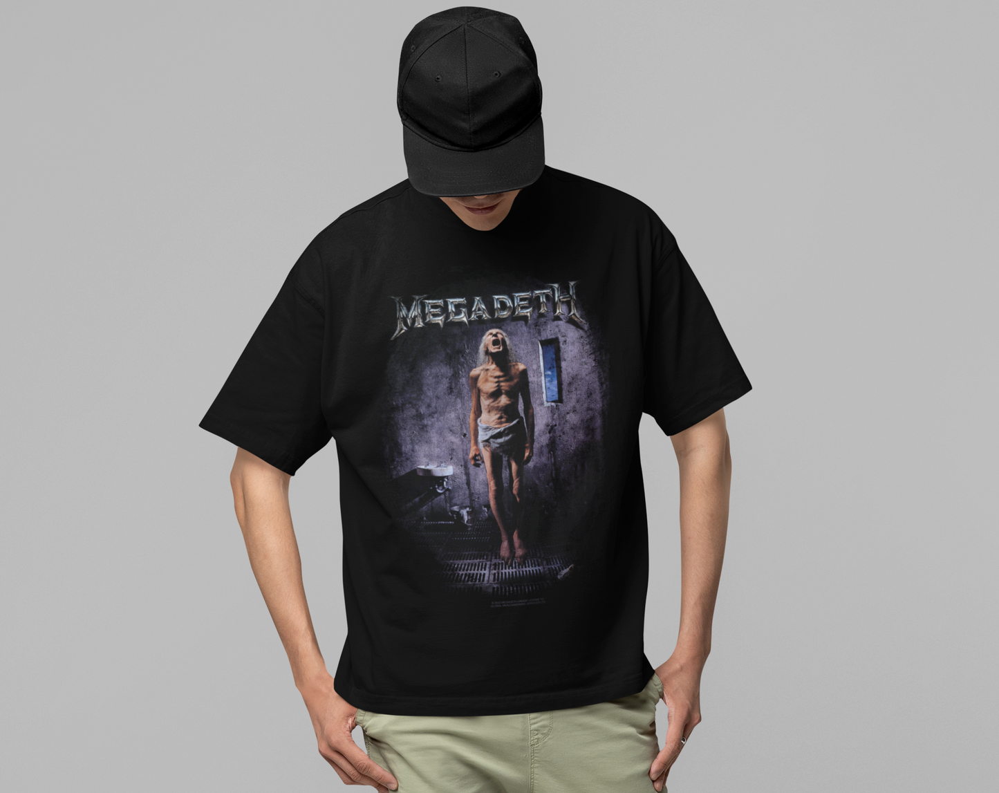 Stakes Megadeth Countdown to Extinction Jumbo Print T-shirt [Apparel] Black