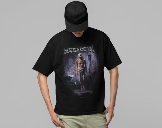 MERCHMOMENT Megadeth Countdown to Extinction Jumbo Print T-shirt [Apparel] - Rock Band Apparel