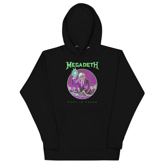 MERCHMOMENT Megadeth Green Rust Classic Hoodie [Apparel] - Rock Band Apparel