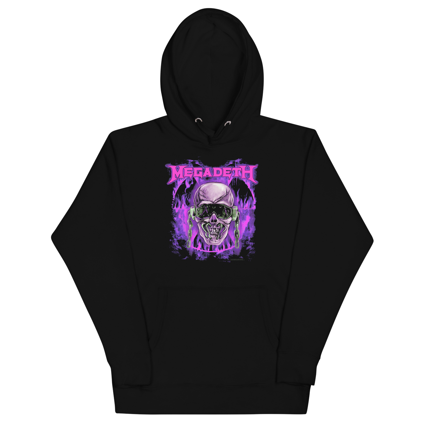 Stakes Megadeth Purple Nuclear Classic Hoodie [Apparel] Black