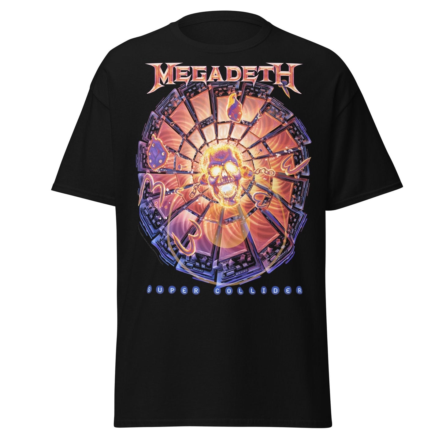 MERCHMOMENT Megadeth Super Collider Jumbo Print T-shirt [Apparel] - Rock Band Apparel