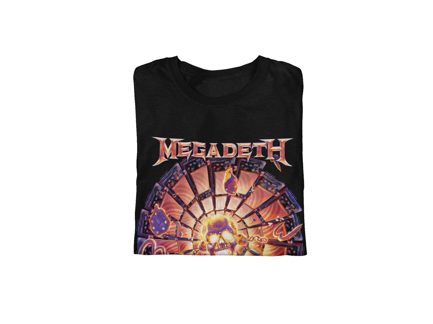 MERCHMOMENT Megadeth Super Collider Jumbo Print T-shirt [Apparel] - Rock Band Apparel