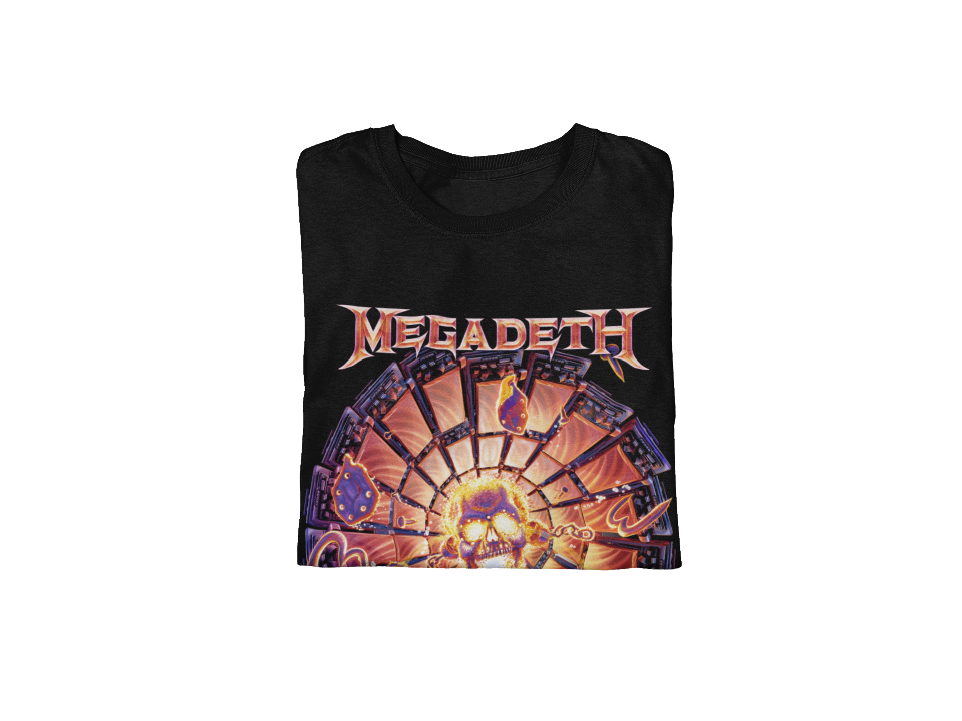 MERCHMOMENT Megadeth Super Collider Jumbo Print T-shirt [Apparel] - Rock Band Apparel