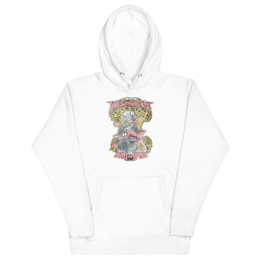 Stakes MegaDeth - Vintage Built for Speed Classic Hoodie [Apparel] White