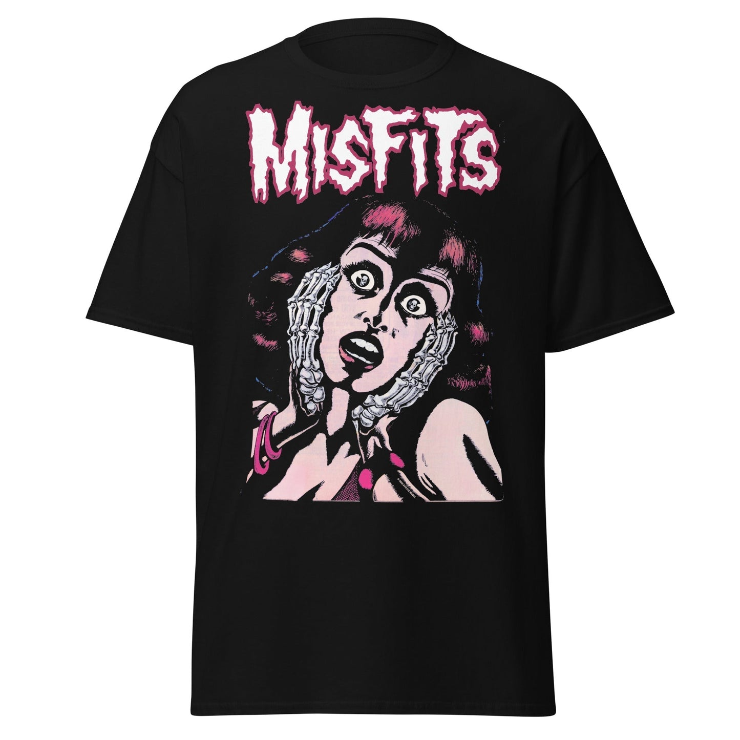 MERCHMOMENT Misfits - Screaming Jumbo Print T-Shirt [Apparel] - Rock Band Apparel