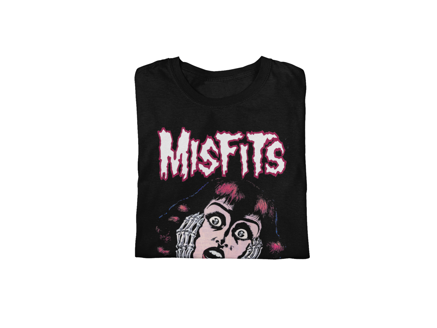 MERCHMOMENT Misfits - Screaming Jumbo Print T-Shirt [Apparel] - Rock Band Apparel