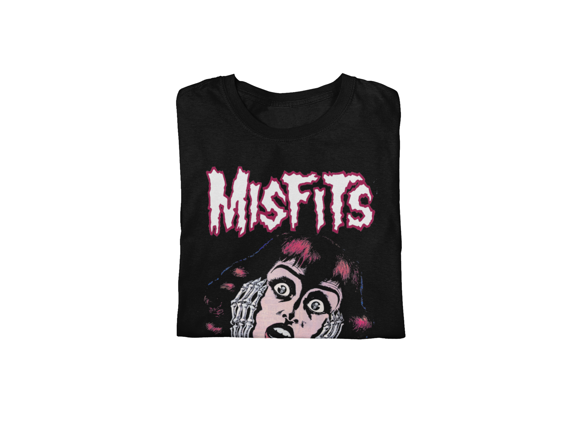MERCHMOMENT Misfits - Screaming Jumbo Print T-Shirt [Apparel] - Rock Band Apparel