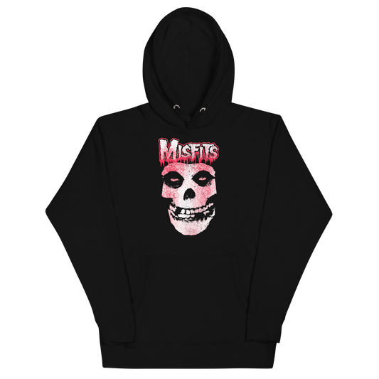 MERCHMOMENT Misfits Tagged Skull Classic Hoodie [Apparel] - Rock Band Apparel