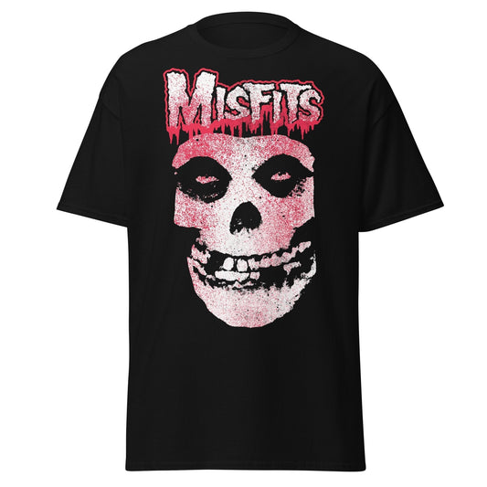 Stakes Misfits Tagged Skull Jumbo Print T-shirt [Apparel] Black