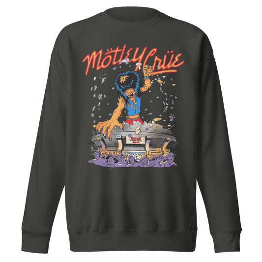 MERCHMOMENT Motley Crue Allister Dome Jumbo Print Sweatshirt [Apparel] - Rock Band Apparel