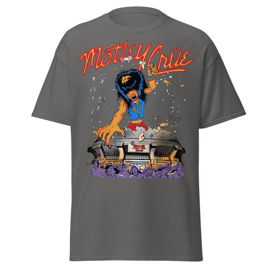 MERCHMOMENT Motley Crue Allister Dome Jumbo Print T-shirt [Apparel] - Rock Band Apparel