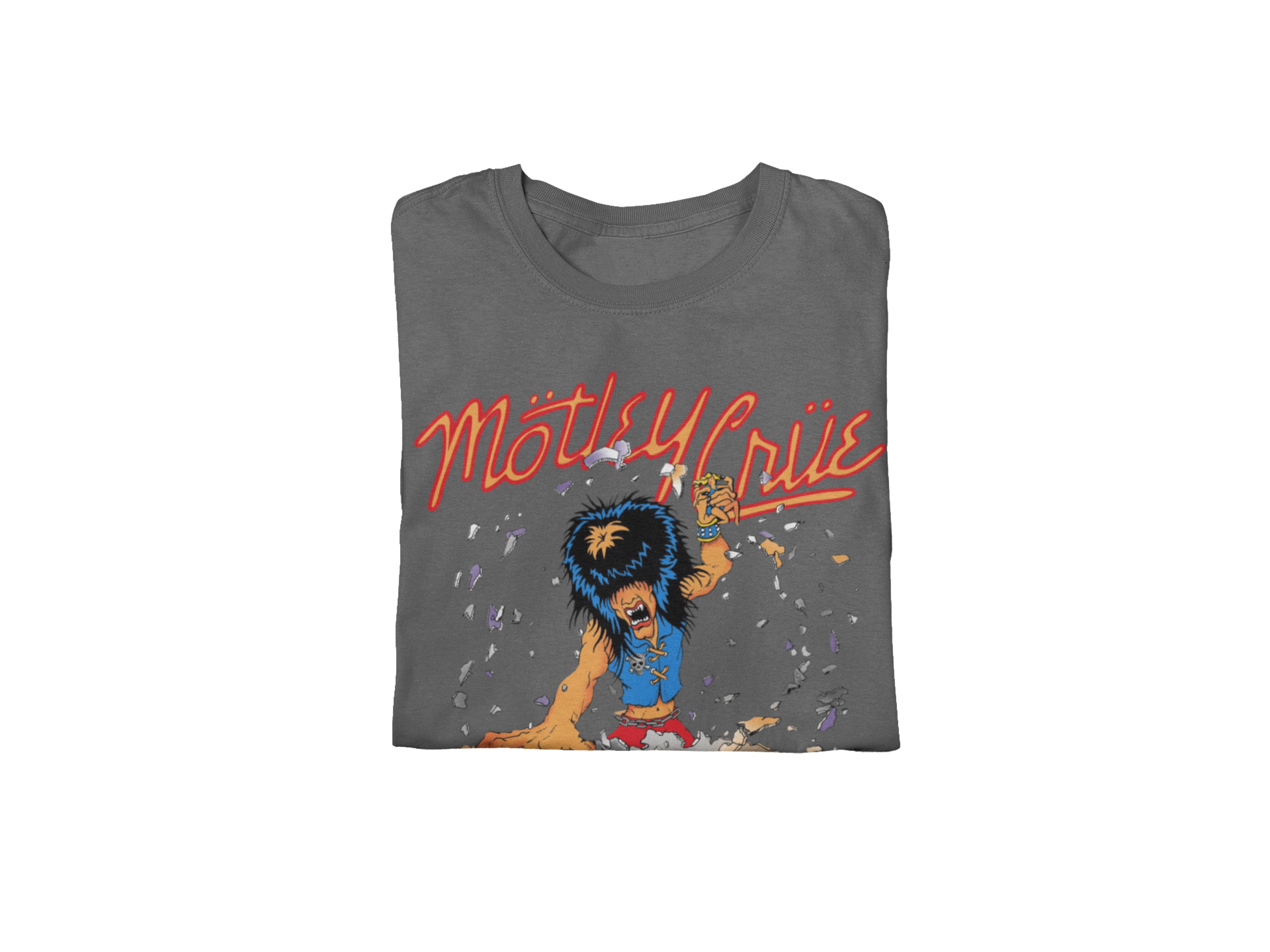 MERCHMOMENT Motley Crue Allister Dome Jumbo Print T-shirt [Apparel] - Rock Band Apparel