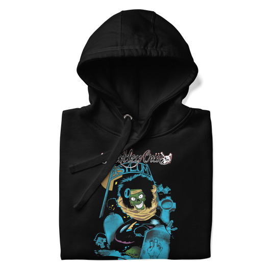 MERCHMOMENT Motley Crue Asylum Vintage Hoodie [Apparel] - Rock Band Apparel