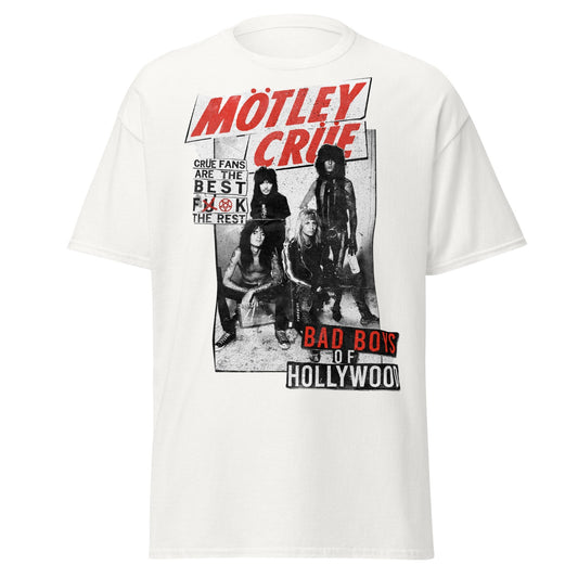 MERCHMOMENT Motley Crue Crue Fans Jumbo Print T-shirt [Apparel] - Rock Band Apparel
