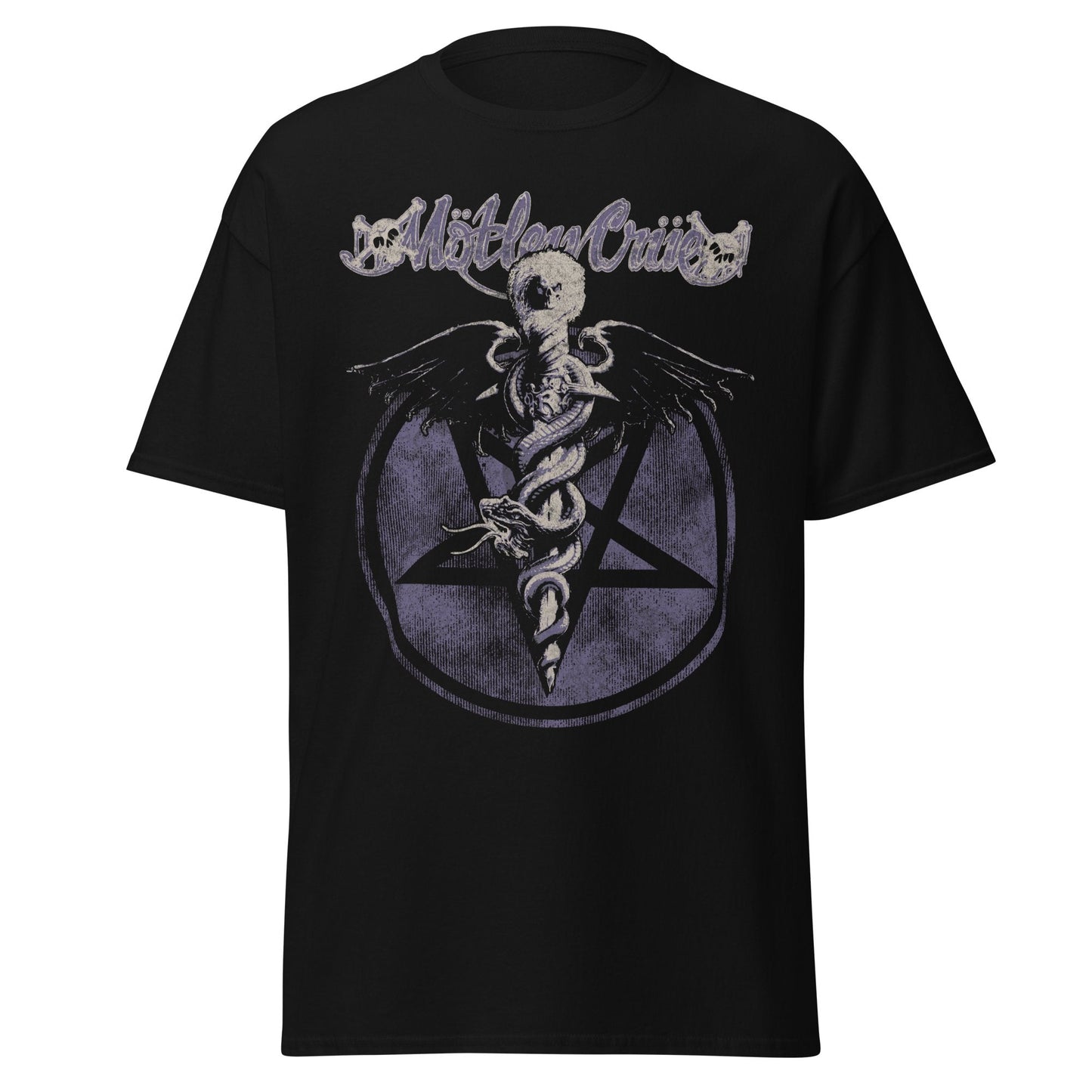 Stakes Motley Crue Dark Doctor Jumbo Print T-shirt [Apparel] Black