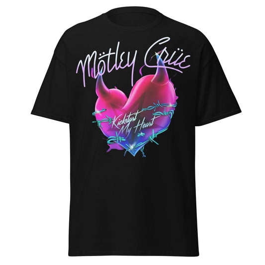 Stakes Motley Crue Kickstart Jumbo Print T-shirt [Apparel] Black