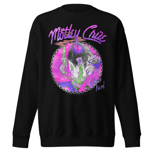 MERCHMOMENT Motley Crue Purple Allister Jumbo Print Sweatshirt [Apparel] - Rock Band Apparel