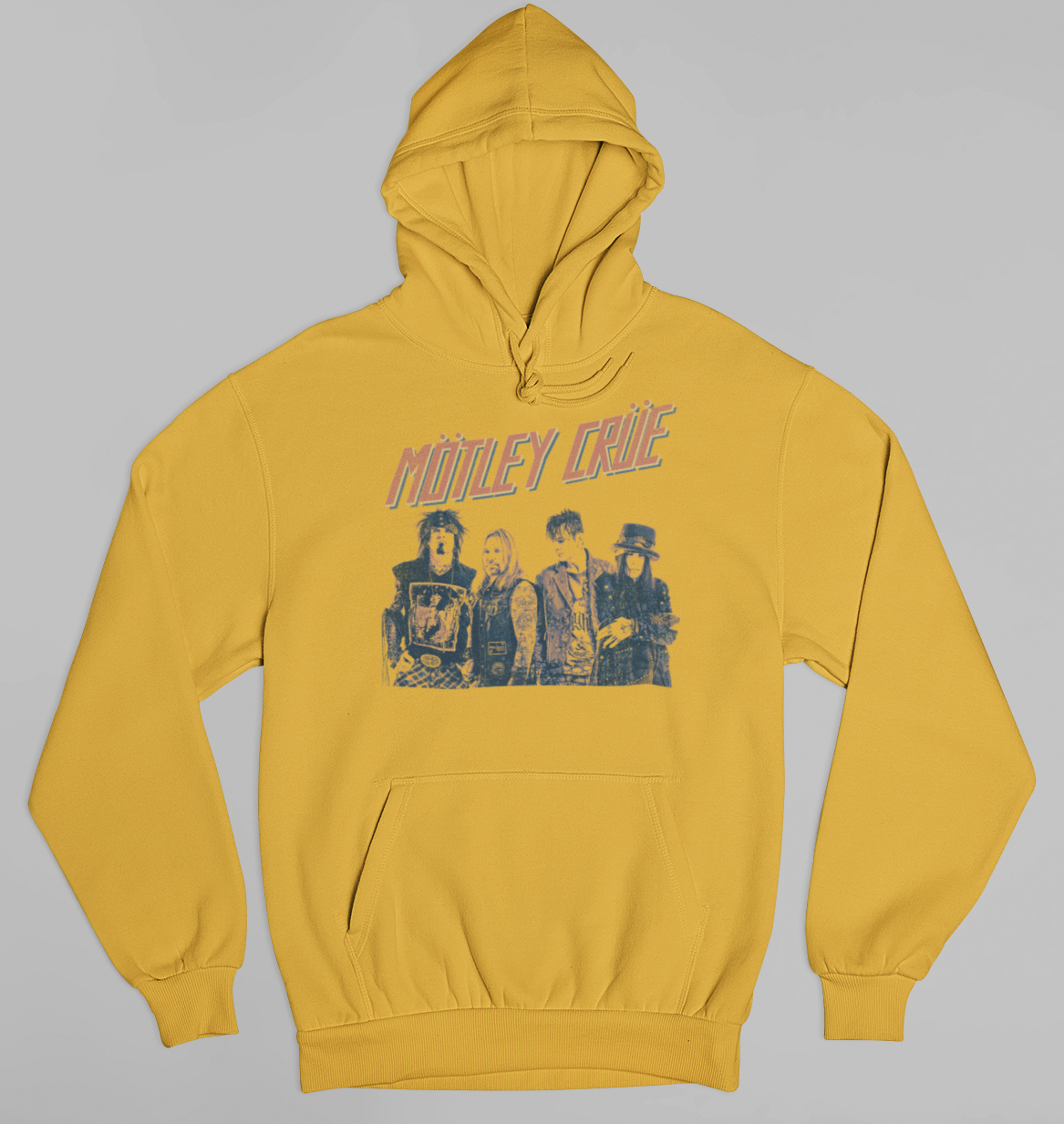 MERCHMOMENT Motley Crue - Retro Boomin Classic Hoodie [Apparel] - Rock Band Apparel