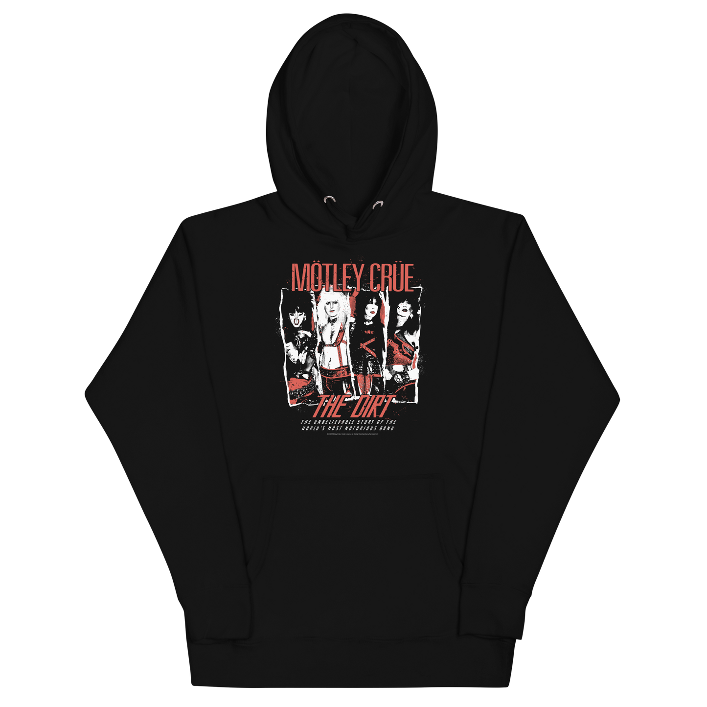 Stakes Motley Crue The Dirt Classic Hoodie [Apparel] Black
