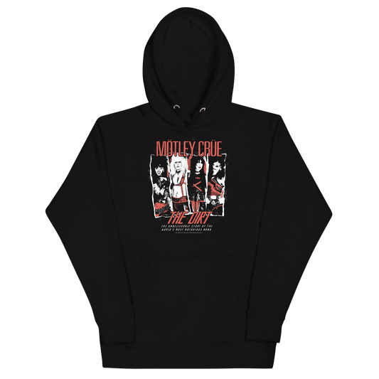 Stakes Motley Crue The Dirt Classic Hoodie [Apparel] Black