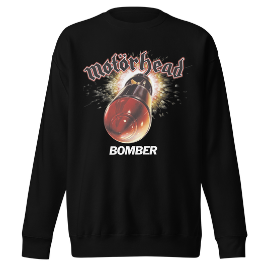 Stakes Motorhead - Big Bomber Jumbo Print Sweatshirt [Apparel] Black