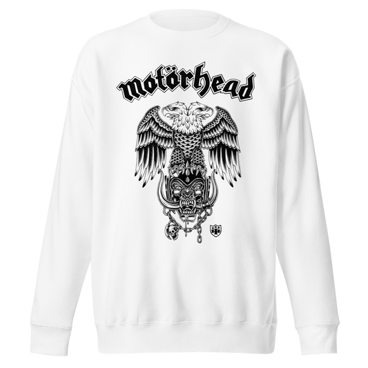 Stakes Motorhead - Double Eagle Jumbo Print Sweatshirt [Apparel] White