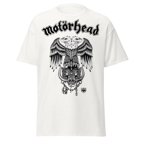 Stakes Motorhead - Double Eagle Jumbo Print T-Shirt [Apparel] White