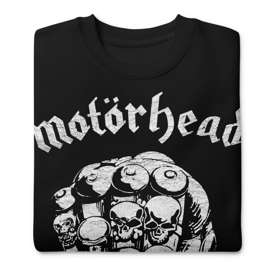 MERCHMOMENT Motorhead Iron Fist Vintage Sweatshirt [Apparel] - Rock Band Apparel