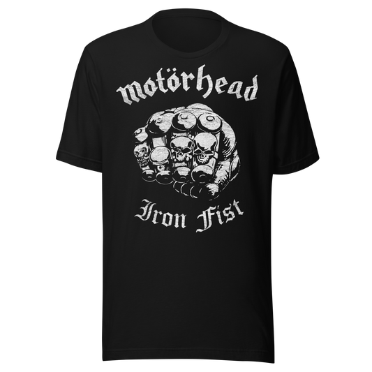 MERCHMOMENT Motorhead Iron Fist Vintage T-Shirt [Apparel] - Rock Band Apparel
