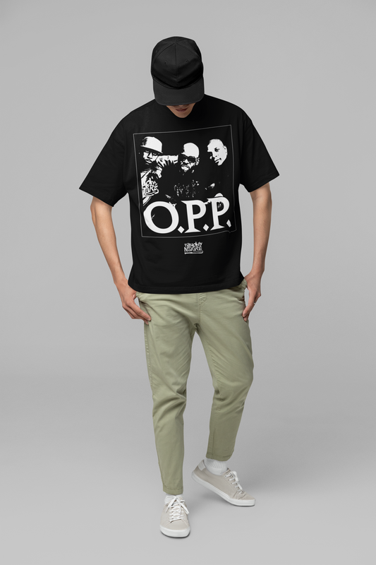 MERCHMOMENT Naughty by Nature O.P.P. Jumbo Print T-Shirt [Apparel] - Rock Band Apparel