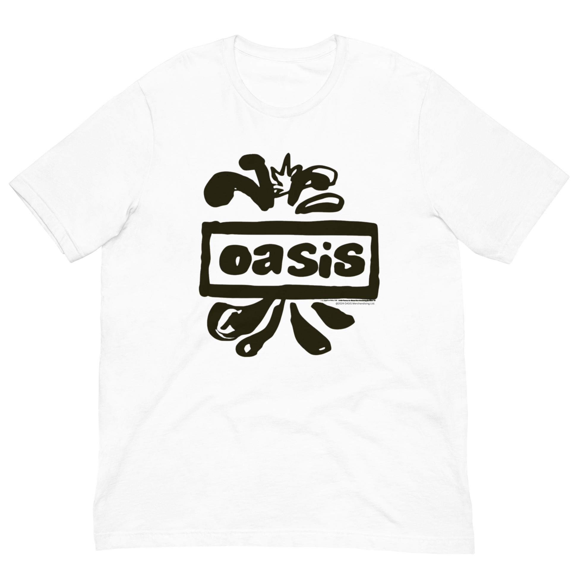 Stakes Oasis Live Jumbo Print T-Shirt [Apparel] White