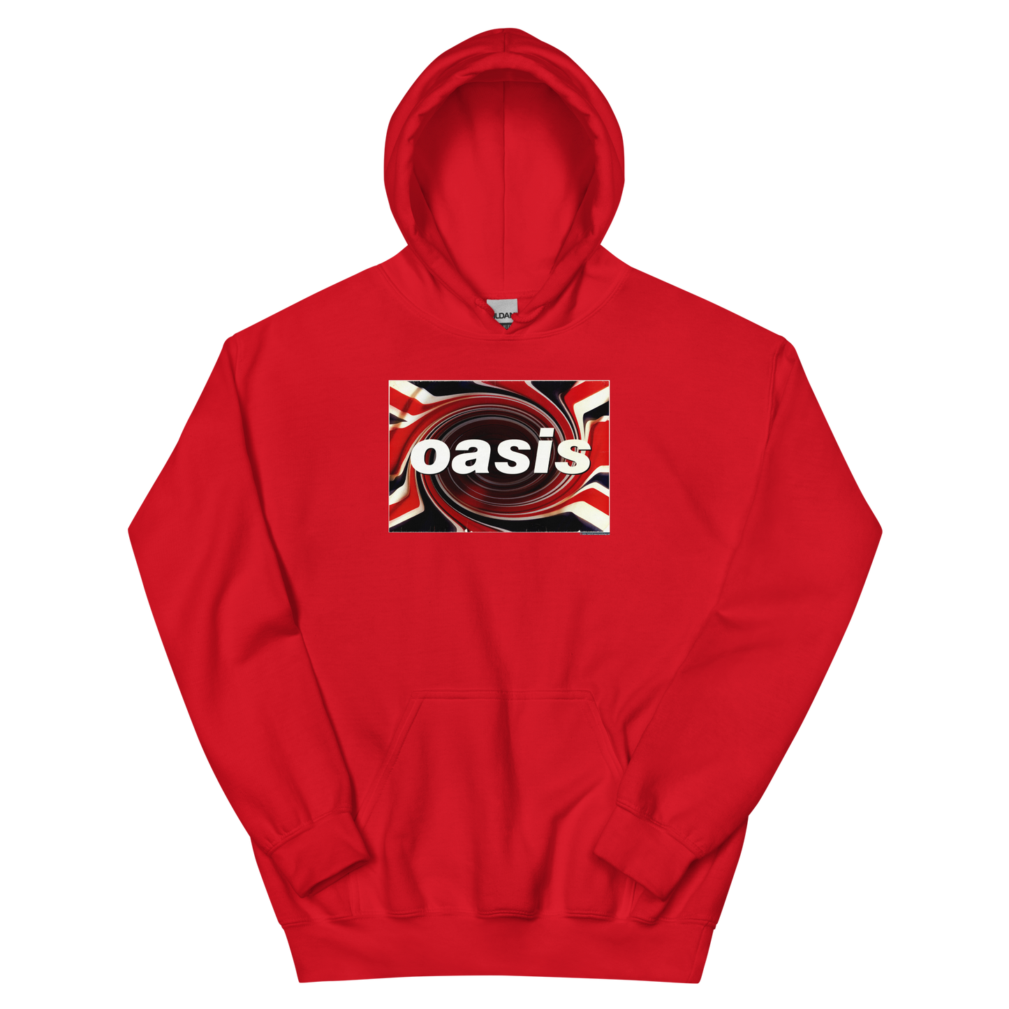 Stakes Oasis Union Jack Hoodie [Apparel] Red