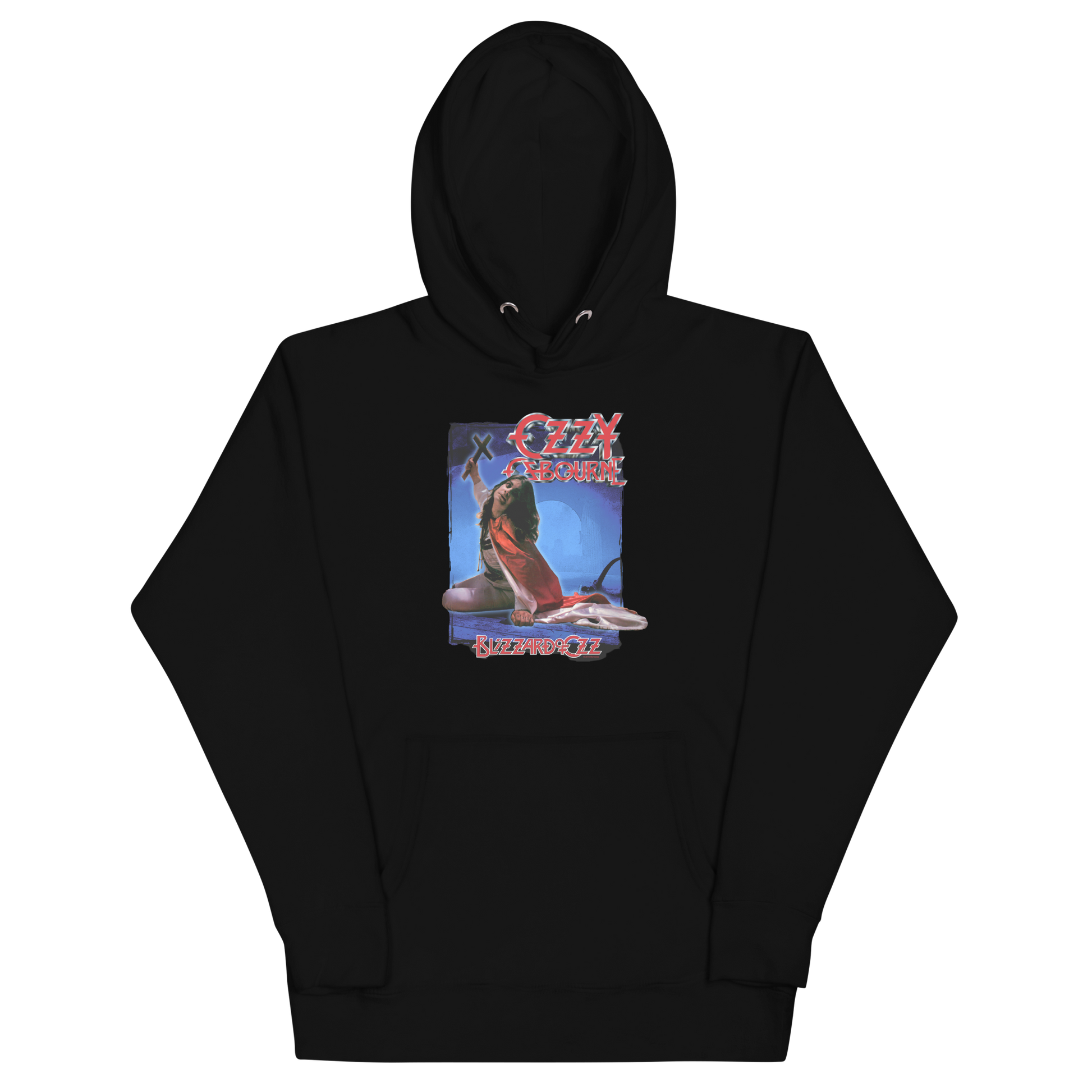 Stakes Ozzy Osbourne Blizzard of Oz Classic Hoodie [Apparel] Black