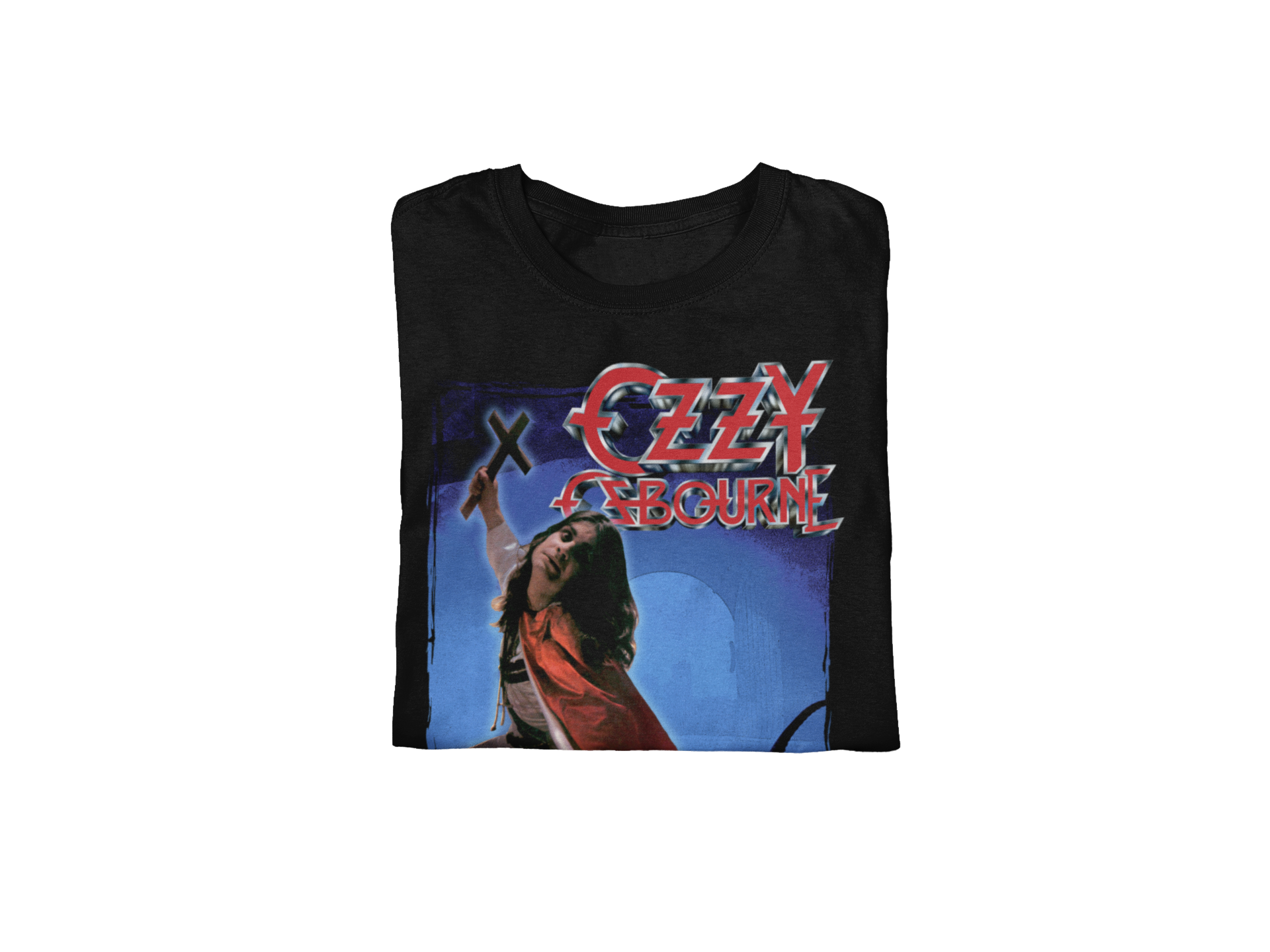 Stakes Ozzy Osbourne - Blizzard Of Oz Jumbo Print T-Shirt [Apparel] Black