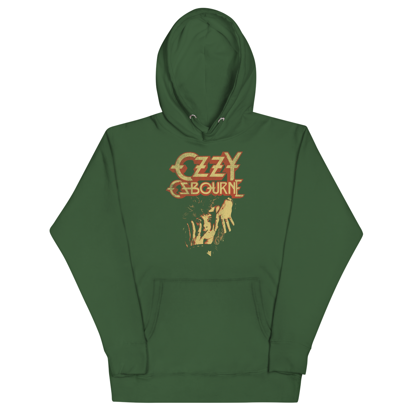 MERCHMOMENT Ozzy Osbourne - Late 80s Vintage Ozzy Classic Hoodie [Apparel] - Rock Band Apparel