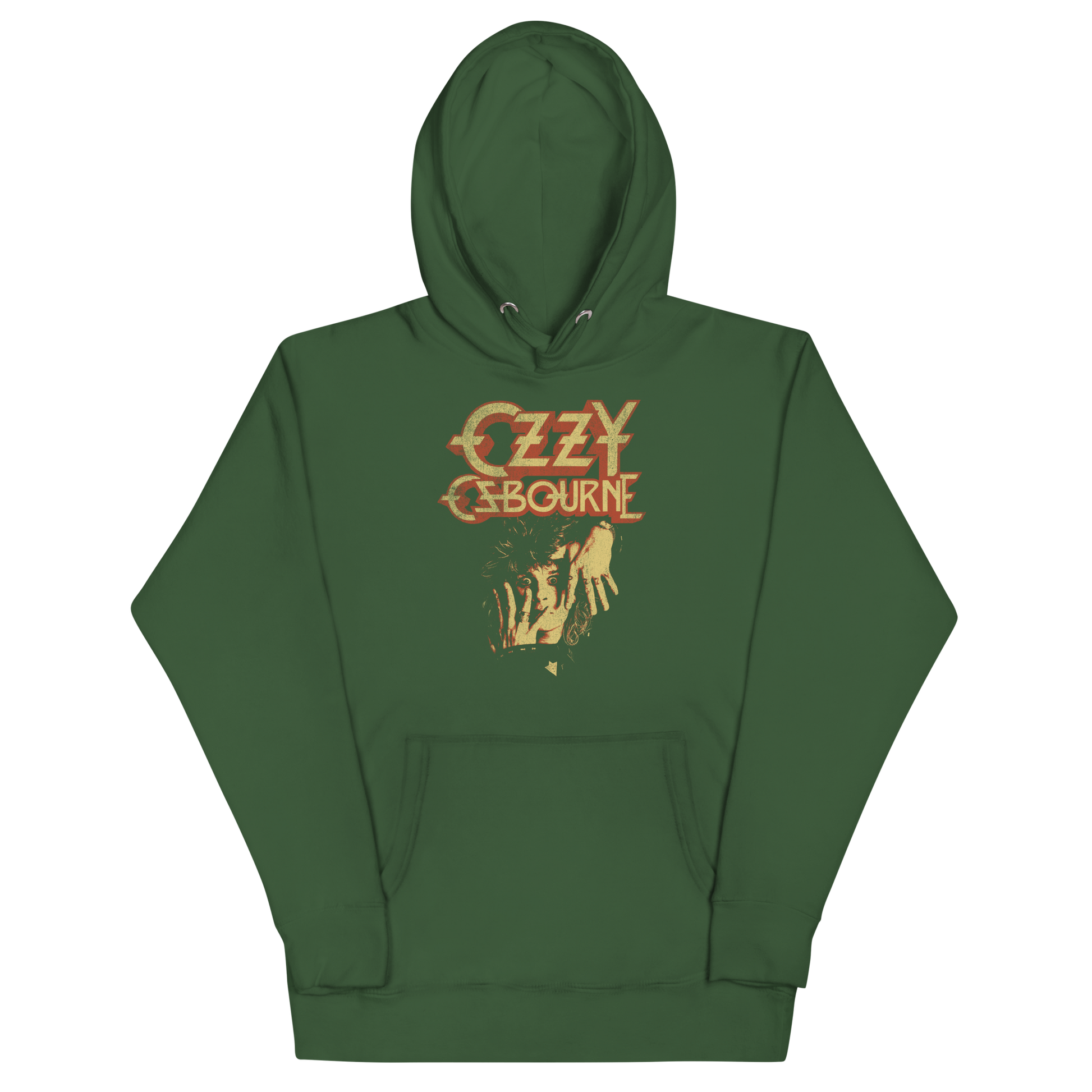 MERCHMOMENT Ozzy Osbourne - Late 80s Vintage Ozzy Classic Hoodie [Apparel] - Rock Band Apparel